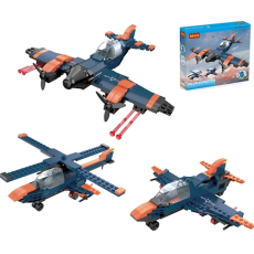 3-in-1 Polar Expedition Aircraft Building Blocks - Cogo 248 Piece